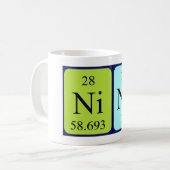 Mug Taille du nom de table périodique Nino (Devant gauche)