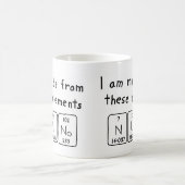 Mug Taille du nom de table périodique Nuno (Centre)
