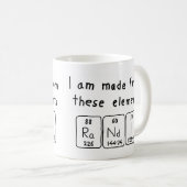 Mug Taille du nom de table périodique Randi (Devant droit)