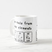 Mug Taille du nom de table périodique Sierra (Devant gauche)