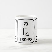 Mug Taille du nom de table périodique Stas (Centre)