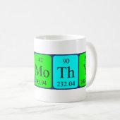 Mug Taille du nom de table périodique Timothy (Devant droit)