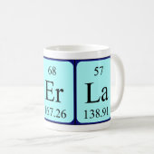 Mug Taille du nom de table périodique Verla (Devant droit)