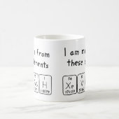 Mug Taille du nom de table périodique Xevach (Centre)