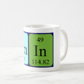 Mug Taille du nom périodique de la table Amin (Devant droit)