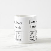 Mug Taille du nom périodique de la table de pièce (Centre)