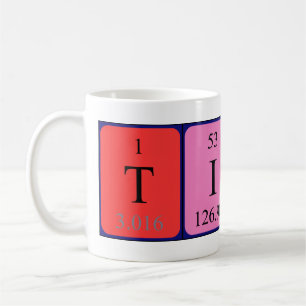 Mug Taille du nom périodique du tableau temporel
