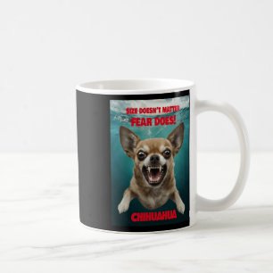 Mug Taille ne ...la peur le fait! Autocollant
