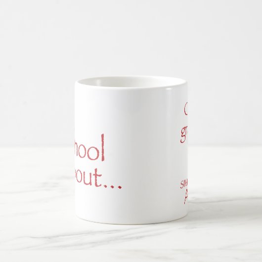Mug Taille standard "High school drop out" muette (Centre)