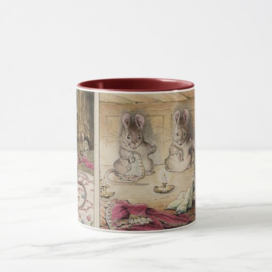 Mug Tailor Mice coudre un blouson Beatrix Potter 1902 (Centre)