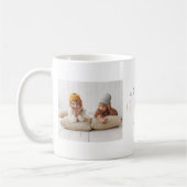 Mug T'aime Grand-mère | Collage de deux photos (Gauche)