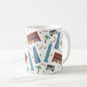 Mug Taipei 101 Taïwan sans couture Motif classique (Devant droit)