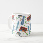 Mug Taipei 101 Taïwan sans couture Motif classique (Devant gauche)