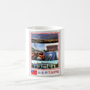 Mug Taipei - Taïwan - République de Chine - Mosaïque -