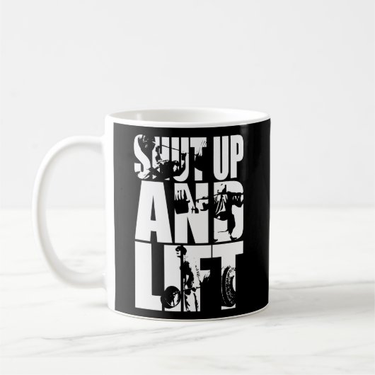 Mug Tais-Tête Et Ascenseur - Motivation De La Salle De (Gauche)