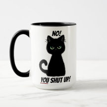 Tais-Toi ! Argument de fin Insulte noir en colère 