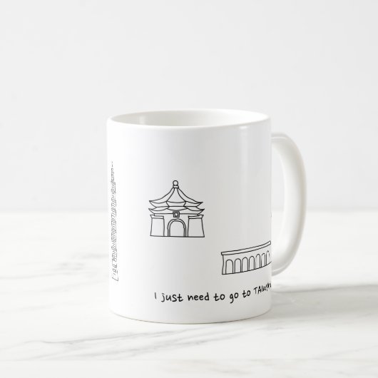 Mug Taïwan : Les Cool en vue (Devant droit)