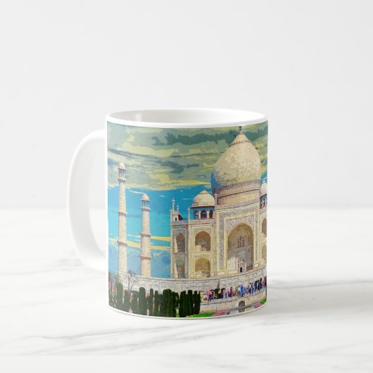 Mug Taj Mahal Inde Belle architecture #2 (Devant gauche)