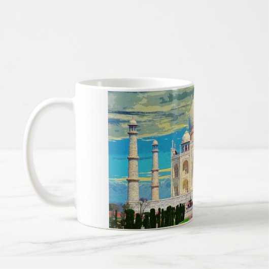 Mug Taj Mahal Inde Belle architecture #2 (Gauche)