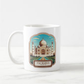 Mug Taj Mahal Souvenir Inde Vintage (Gauche)
