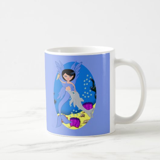 Mug Takara, le merfaery et le dauphin (Droite)