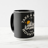 Mug Take A Walk To The Mountains Outdoor Adventure (Devant gauche)