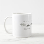 Mug Take It Easy / Escape & Unwind – Minimalist Nature (Gauche)