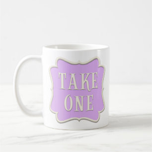 Mug "Take One" Fairytale Tea Party Pastel Purple