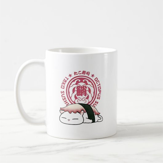 Mug Tako Octopus Sushi Cat (Gauche)