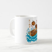 Mug Takoyaki dans la vague (Devant gauche)