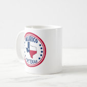 Mug Talarico pour l'élection Texas Red White Blue (Devant gauche)