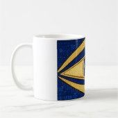 Mug Talisman doré + œil bleu maléfique (Gauche)