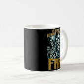 Mug Talk Behind Your Back Fart Skeleton Funny Saying M (Devant droit)