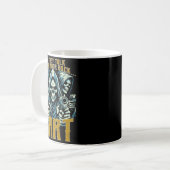 Mug Talk Behind Your Back Fart Skeleton Funny Saying M (Devant gauche)