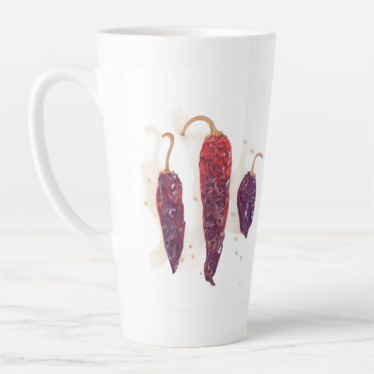 MUG TALL LATTE POIVRONS Rouges (Gauche)