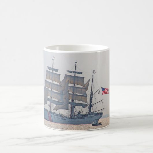 Mug Tall Ship, Clipper Ship, Voilier, US Coast Guard (Centre)