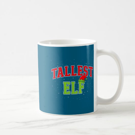Mug Tallest Elf Christmas Family Matching Group Xmas  (Droite)