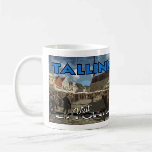 Mug Tallinn, Estonie, I Love (Gauche)