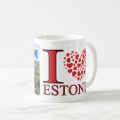 Mug Tallinn, Visite Estonie I Love (Devant droit)
