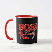 Mug Talon haut de Madame Red de patron (Gauche)