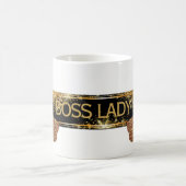 Mug Talons hauts noirs chics de parties scintillantes (Centre)