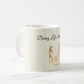 Mug Talons Jaunes Chic à Rayures (Devant gauche)