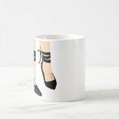 Mug Talons noirs à brides Lune Soleil Féminin Chic (Centre)
