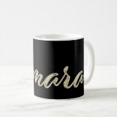 Mug Tamara white gold Handwriting (Devant droit)