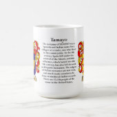Mug Tamayo, l'origine, la signification et la crête (Centre)
