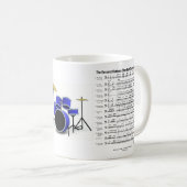 Mug tambour-kit de rudiments (Devant droit)
