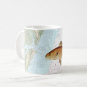 Mug Tambour rouge sur l'île Tybee à Doboy (Devant gauche)