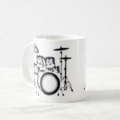 Mug Tambours "dessinant " (Devant gauche)