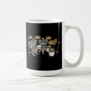 Mug Tambours : Kit Tambour blanc : Modèle 3D:Coffee M