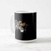 Mug Tambours : Kit Tambour blanc : Modèle 3D:Coffee Mu (Devant gauche)